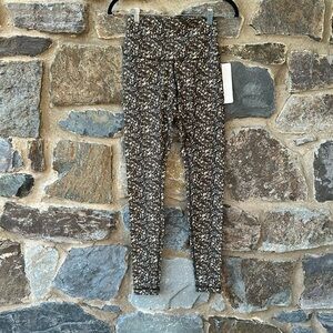 Lululemon Athletica NWT Shine Tight (Roll Down) in Shimmy Shimmer Multi Size 4